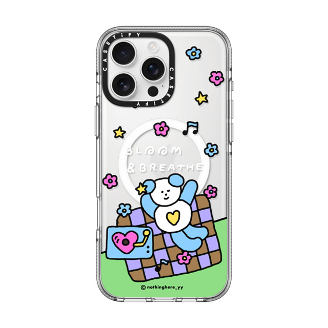 nothing here x CASETiFY iPhone 16 Pro Max Case Clear Clear Case MagSafe Compatible Bloom and Breathe nothing here x CASETiFY iPhone 16 Pro Max Case Clear Clear Case MagSafe Compatible Bloom and Breathe