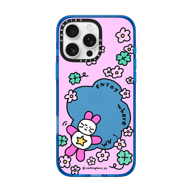 nothing here x CASETiFY iPhone 16 Pro Max Case スカイブルー Impact Case Enjoy where I am nothing here x CASETiFY iPhone 16 Pro Max Case スカイブルー Impact Case Enjoy where I am
