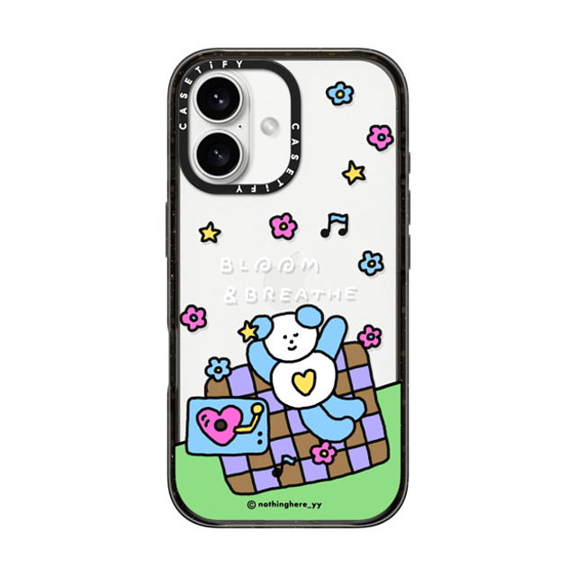 nothing here x CASETiFY iPhone 16 Case Black Impact Case Bloom and Breathe nothing here x CASETiFY iPhone 16 Case Black Impact Case Bloom and Breathe