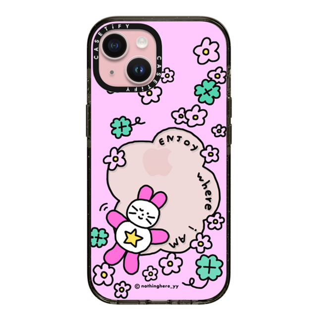 nothing here x CASETiFY iPhone 15 Case Black Impact Case Enjoy where I am Father's Day nothing here x CASETiFY iPhone 15 Case Black Impact Case Enjoy where I am Father's Day