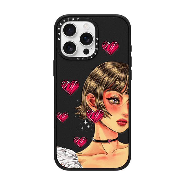 Dahye x CASETiFY iPhone 16 Pro Max Case Heart,Anime マットブラック インパクトケース MagSafe対応 HEART LOVE BY DAHYE Father's Day Dahye x CASETiFY iPhone 16 Pro Max Case Heart,Anime マットブラック インパクトケース MagSafe対応 HEART LOVE BY DAHYE Father's Day