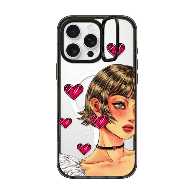 Dahye x CASETiFY iPhone 16 Pro Max Case Heart,Anime Black インパクトリングスタンドケース MagSafe対応 HEART LOVE BY DAHYE Father's Day Dahye x CASETiFY iPhone 16 Pro Max Case Heart,Anime Black インパクトリングスタンドケース MagSafe対応 HEART LOVE BY DAHYE Father's Day