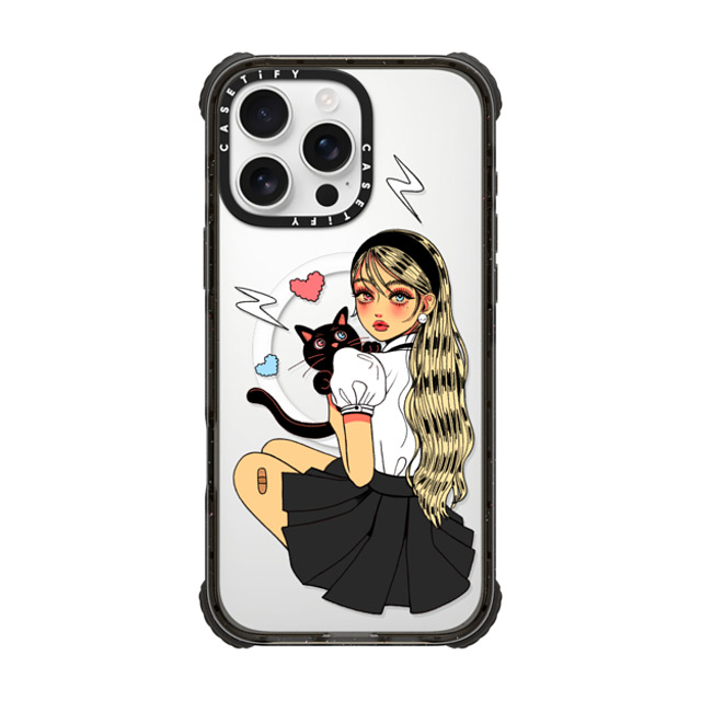Dahye x CASETiFY iPhone 16 Pro Max Case Cat,Cartoon Black ウルトラ インパクトケース MagSafe 対応 GIVE ME LOVE BY DAHYE Mother's Day Dahye x CASETiFY iPhone 16 Pro Max Case Cat,Cartoon Black ウルトラ インパクトケース MagSafe 対応 GIVE ME LOVE BY DAHYE Mother's Day