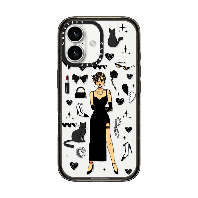 Dahye x CASETiFY iPhone 16 Case Sticker,Anime Black インパクトケース PARTY TIME BY DAHYE Father's Day Dahye x CASETiFY iPhone 16 Case Sticker,Anime Black インパクトケース PARTY TIME BY DAHYE Father's Day