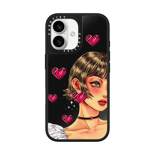 Dahye x CASETiFY iPhone 16 Case Heart,Anime Black on Black ミラーケース MagSafe対応 HEART LOVE BY DAHYE Father's Day Dahye x CASETiFY iPhone 16 Case Heart,Anime Black on Black ミラーケース MagSafe対応 HEART LOVE BY DAHYE Father's Day