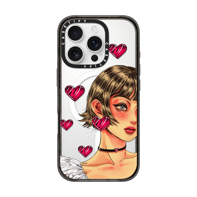 Dahye x CASETiFY iPhone 16 Pro Case Heart,Anime Black インパクトケース MagSafe対応 HEART LOVE BY DAHYE Father's Day Dahye x CASETiFY iPhone 16 Pro Case Heart,Anime Black インパクトケース MagSafe対応 HEART LOVE BY DAHYE Father's Day
