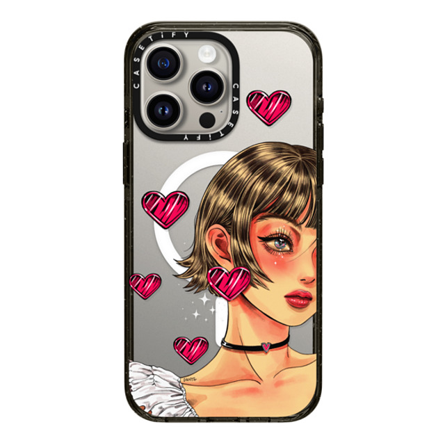 Dahye x CASETiFY iPhone 15 Pro Max Case Heart,Anime Black インパクトケース MagSafe対応 HEART LOVE BY DAHYE Father's Day Dahye x CASETiFY iPhone 15 Pro Max Case Heart,Anime Black インパクトケース MagSafe対応 HEART LOVE BY DAHYE Father's Day