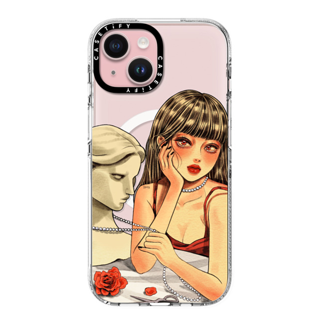 Dahye x CASETiFY iPhone 15 ケース Cartoon,Anime クリア クリア ケース MagSafe対応 PEARL NECKLACE BY DAHYE Mother's Day Dahye x CASETiFY iPhone 15 ケース Cartoon,Anime クリア クリア ケース MagSafe対応 PEARL NECKLACE BY DAHYE Mother's Day