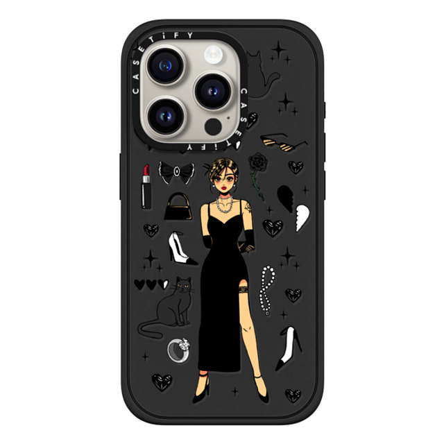 Dahye x CASETiFY iPhone 15 Pro Case Sticker,Anime マットブラック インパクトケース MagSafe対応 PARTY TIME BY DAHYE Father's Day Dahye x CASETiFY iPhone 15 Pro Case Sticker,Anime マットブラック インパクトケース MagSafe対応 PARTY TIME BY DAHYE Father's Day