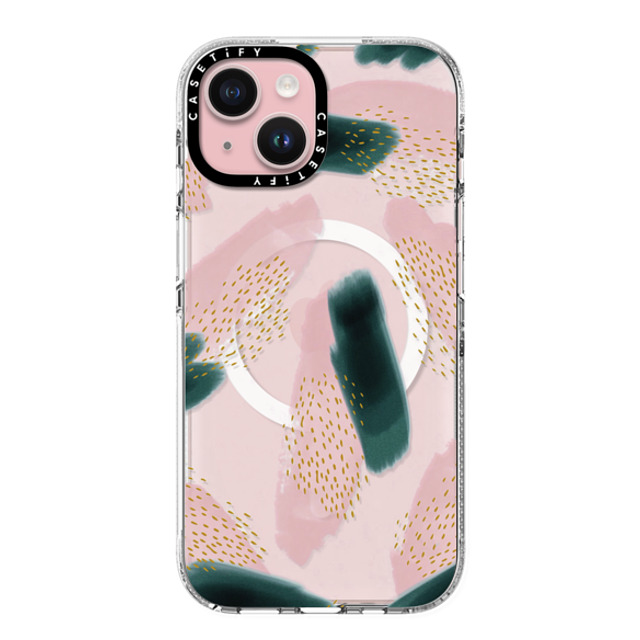 designlovefest x CASETiFY iPhone 15 Case Floral,Fine Art クリア クリア ケース MagSafe対応 Pink Pine Back to School designlovefest x CASETiFY iPhone 15 Case Floral,Fine Art クリア クリア ケース MagSafe対応 Pink Pine Back to School