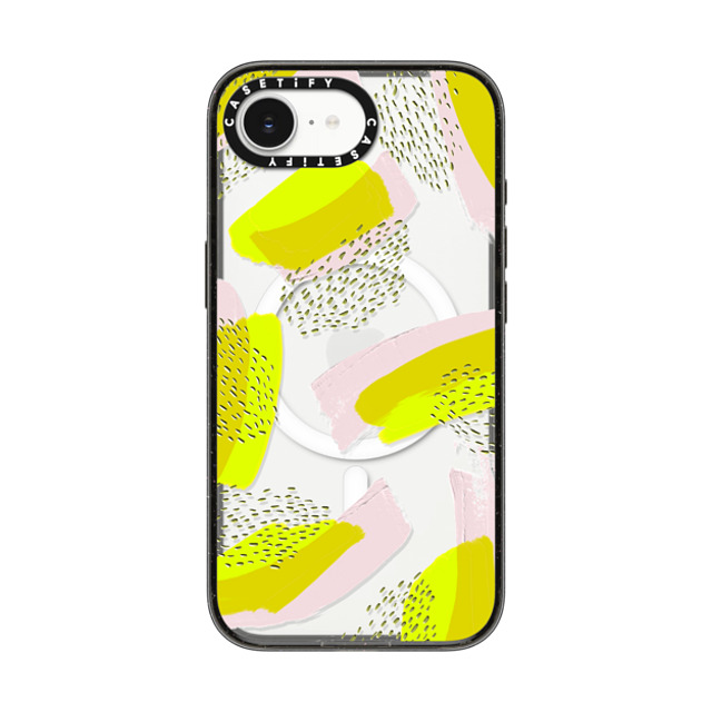 designlovefest x CASETiFY iPhone 16e ケース ブラック インパクトケース MagSafe対応 Neon Emboss Back to School designlovefest x CASETiFY iPhone 16e ケース ブラック インパクトケース MagSafe対応 Neon Emboss Back to School