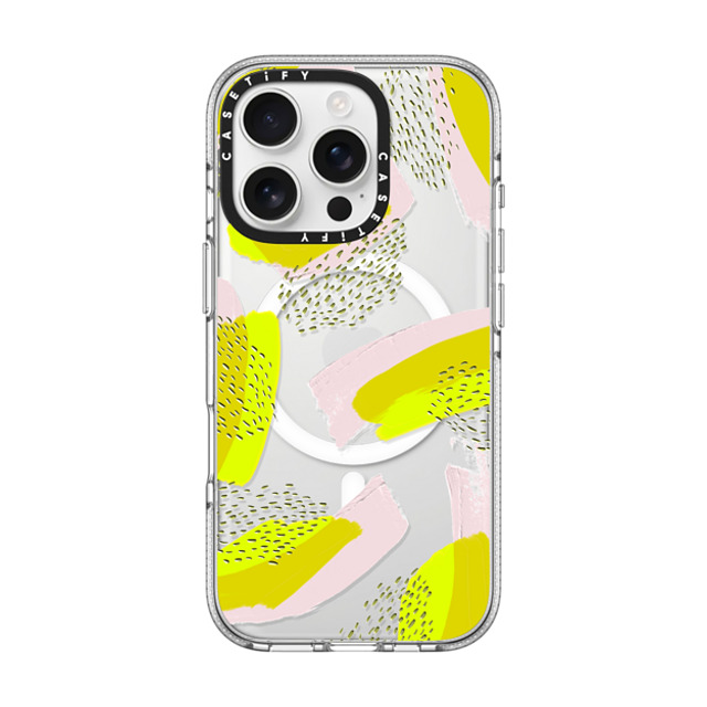 designlovefest x CASETiFY iPhone 16 Pro ケース クリア クリア ケース MagSafe対応 Neon Emboss Back to School designlovefest x CASETiFY iPhone 16 Pro ケース クリア クリア ケース MagSafe対応 Neon Emboss Back to School
