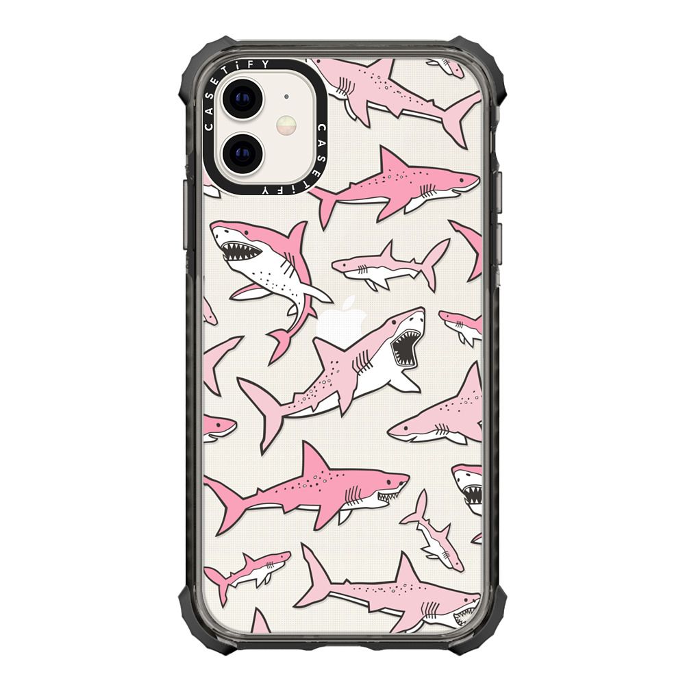 Ultra Impact iPhone 11 Case - Pink Sharks