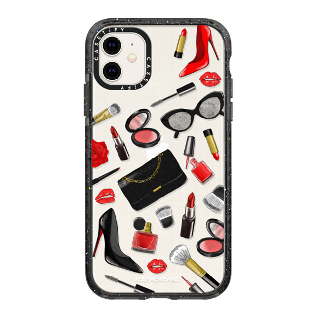 CASETiFY iPhone 11 Case Black Impact Case Beauty Stickers rosy mcmichael CASETiFY iPhone 11 Case Black Impact Case Beauty Stickers rosy mcmichael