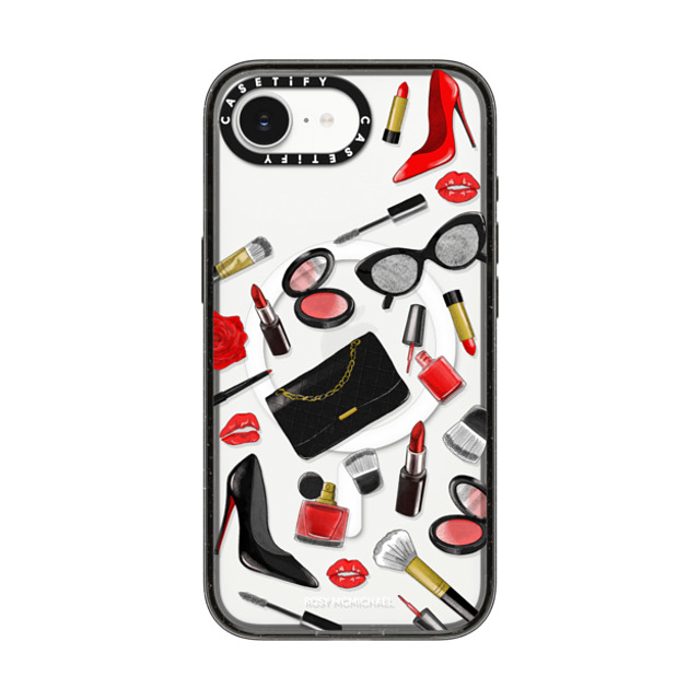 CASETiFY iPhone 16e Case Black Impact Case MagSafe Compatible Beauty Stickers rosy mcmichael Back to School CASETiFY iPhone 16e Case Black Impact Case MagSafe Compatible Beauty Stickers rosy mcmichael Back to School