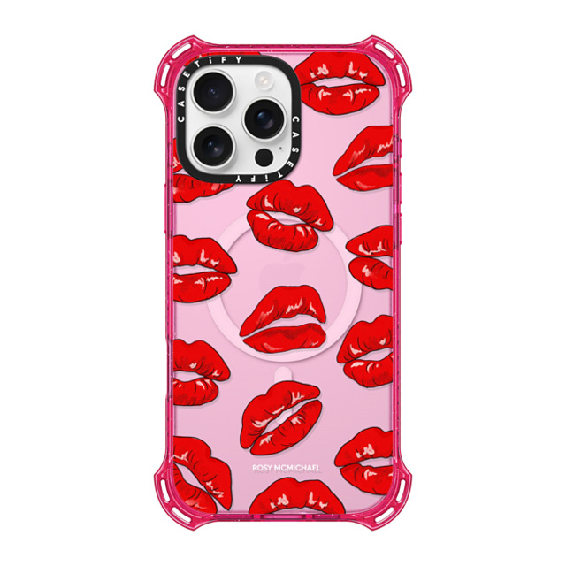 CASETiFY iPhone 16 Pro Max Case プリムローズ ピンク バウンスケース Kiss kiss kiss rosy mcmichael CASETiFY iPhone 16 Pro Max Case プリムローズ ピンク バウンスケース Kiss kiss kiss rosy mcmichael