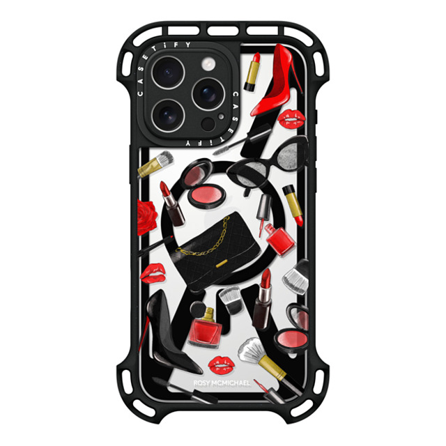 CASETiFY iPhone 16 Pro Max Case Black ウルトラ バウンスケース MagSafe対応 Beauty Stickers rosy mcmichael CASETiFY iPhone 16 Pro Max Case Black ウルトラ バウンスケース MagSafe対応 Beauty Stickers rosy mcmichael