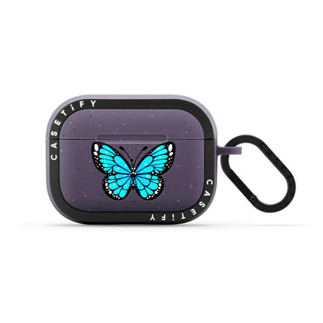 Sofia Castellanos Art x CASETiFY AirPods Pro Butterfly,Animal Matte Deep Purple バウンス ケース Blue Monarca by Sofia Castellanos Father's Day Sofia Castellanos Art x CASETiFY AirPods Pro Butterfly,Animal Matte Deep Purple バウンス ケース Blue Monarca by Sofia Castellanos Father's Day