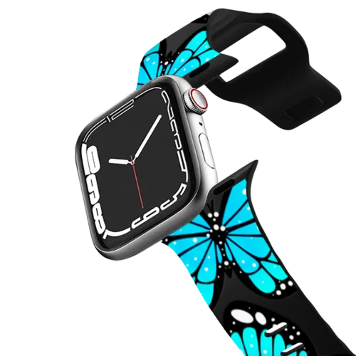 Apple Watch Series 7-9 (45mm) - Blue Monarca by Sofia Castellanos