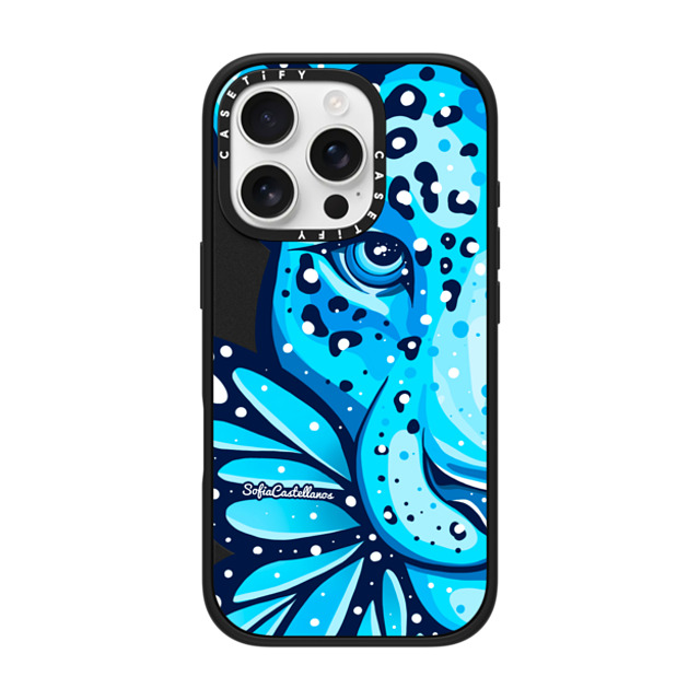 Sofia Castellanos Art x CASETiFY iPhone 16 Pro ケース Leopard,Animal マットブラック インパクトケース MagSafe対応 Dream Warrior by Sofia Castellanos Back to School Sofia Castellanos Art x CASETiFY iPhone 16 Pro ケース Leopard,Animal マットブラック インパクトケース MagSafe対応 Dream Warrior by Sofia Castellanos Back to School