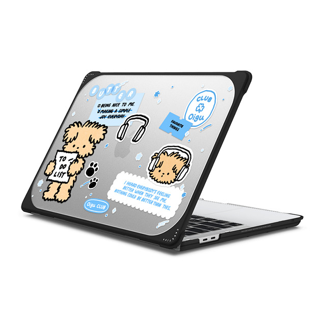 Oigu Club x CASETiFY MacBook Pro 13-inch (M1 / M2 / Intel) Dog,Cartoon Black バウンス ケース Butter by Oigu Mother's Day Oigu Club x CASETiFY MacBook Pro 13-inch (M1 / M2 / Intel) Dog,Cartoon Black バウンス ケース Butter by Oigu Mother's Day