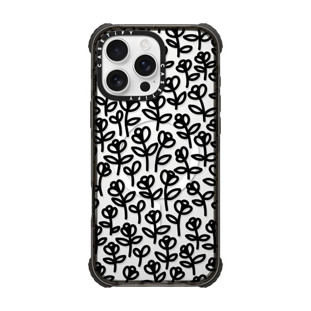 Yok x CASETiFY iPhone 16 Pro Max ケース Floral,Pattern ブラック ウルトラ インパクトケース MagSafe 対応 Flower Power Back to School Yok x CASETiFY iPhone 16 Pro Max ケース Floral,Pattern ブラック ウルトラ インパクトケース MagSafe 対応 Flower Power Back to School