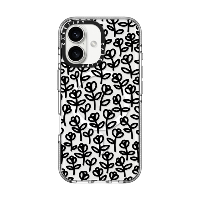 Yok x CASETiFY iPhone 16 ケース Floral,Pattern クリア クリア ケース MagSafe対応 Flower Power Father's Day Yok x CASETiFY iPhone 16 ケース Floral,Pattern クリア クリア ケース MagSafe対応 Flower Power Father's Day