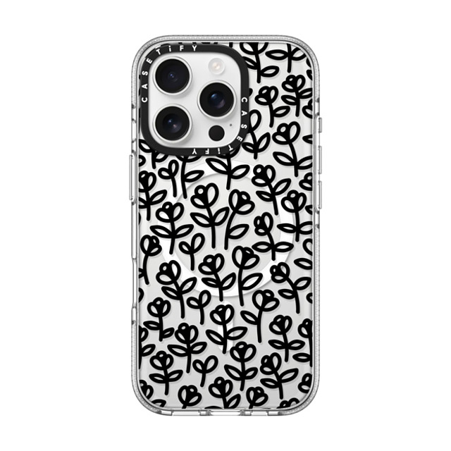 Yok x CASETiFY iPhone 16 Pro ケース Floral,Pattern クリア クリア ケース MagSafe対応 Flower Power Mother's Day Yok x CASETiFY iPhone 16 Pro ケース Floral,Pattern クリア クリア ケース MagSafe対応 Flower Power Mother's Day