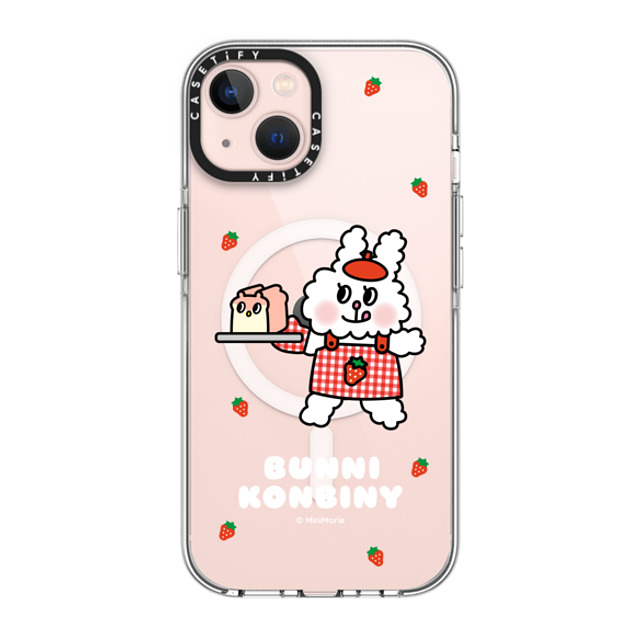 Bunni Konbiny x CASETiFY iPhone 13 ケース クリア クリア ケース MagSafe対応 BAKING FUN