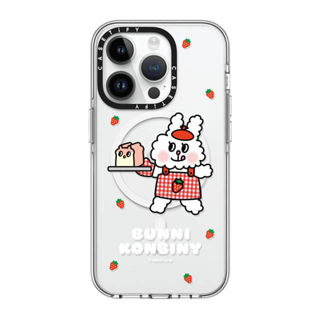 Bunni Konbiny x CASETiFY iPhone 14 Pro ケース クリア クリア ケース MagSafe対応 BAKING FUN