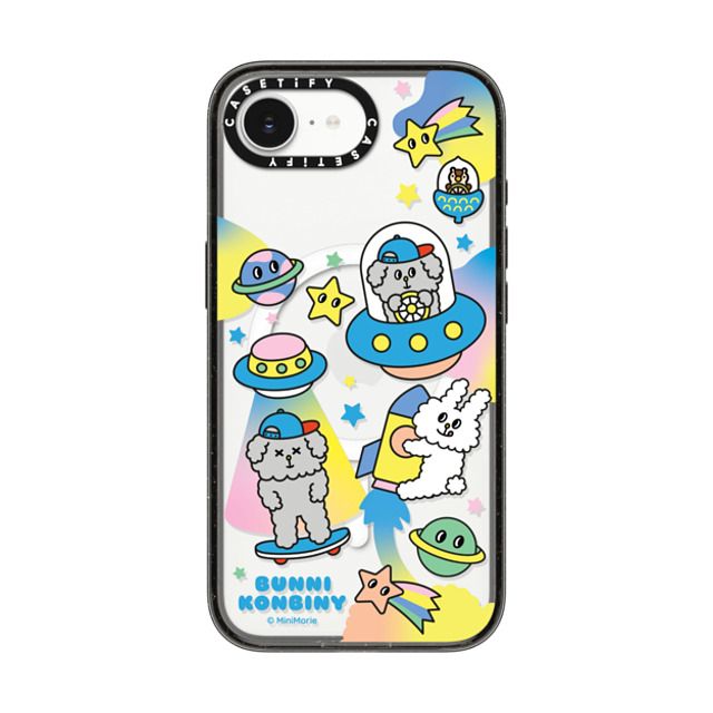 Bunni Konbiny x CASETiFY iPhone 16e Case Bunny,Animal Black Impact Case MagSafe Compatible INTERGALACTIC KANINA Back to School Bunni Konbiny x CASETiFY iPhone 16e Case Bunny,Animal Black Impact Case MagSafe Compatible INTERGALACTIC KANINA Back to School