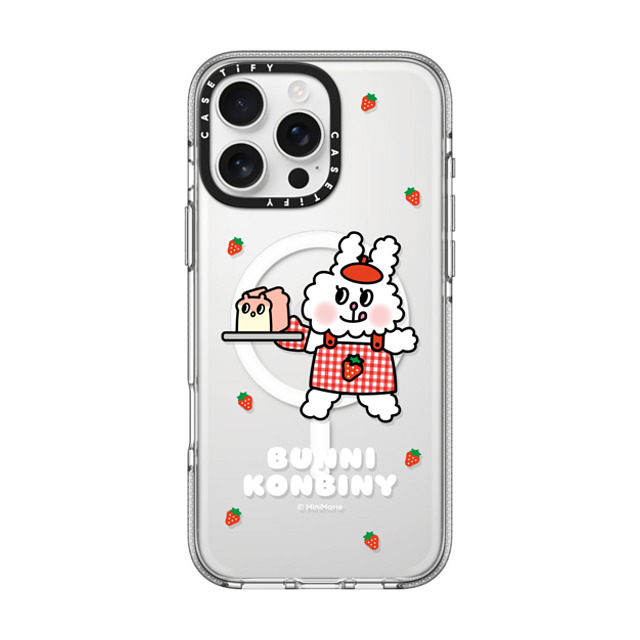 Bunni Konbiny x CASETiFY iPhone 16 Pro Max ケース クリア クリア ケース MagSafe対応 BAKING FUN