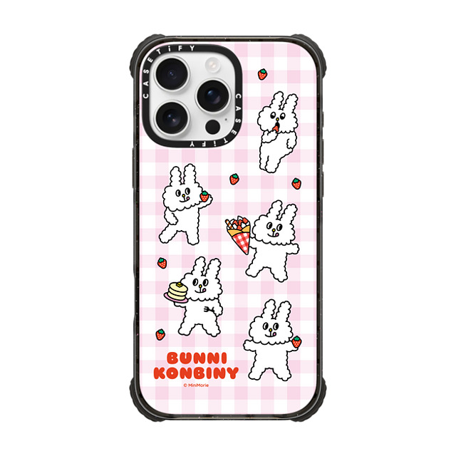 Bunni Konbiny x CASETiFY iPhone 16 Pro Max ケース ブラック ウルトラ インパクトケース MagSafe 対応 STRAWBERRY LOVER Father's Day Bunni Konbiny x CASETiFY iPhone 16 Pro Max ケース ブラック ウルトラ インパクトケース MagSafe 対応 STRAWBERRY LOVER Father's Day