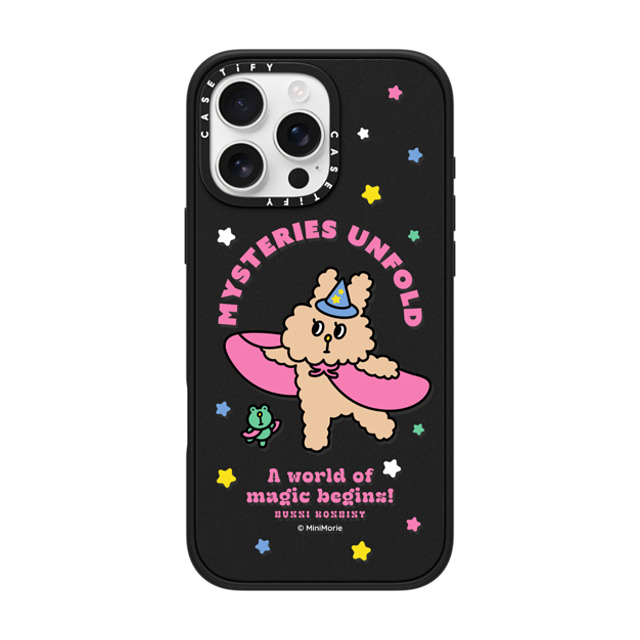 Bunni Konbiny x CASETiFY iPhone 16 Pro Max Case Bunny,Animal Matte Black Impact Case MagSafe Compatible MAGICAL JENNY Back to School Bunni Konbiny x CASETiFY iPhone 16 Pro Max Case Bunny,Animal Matte Black Impact Case MagSafe Compatible MAGICAL JENNY Back to School