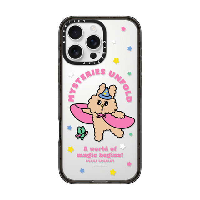 Bunni Konbiny x CASETiFY iPhone 16 Pro Max Case Bunny,Animal Black Impact Case MAGICAL JENNY Back to School Bunni Konbiny x CASETiFY iPhone 16 Pro Max Case Bunny,Animal Black Impact Case MAGICAL JENNY Back to School