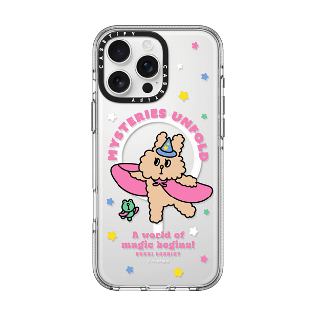 Bunni Konbiny x CASETiFY iPhone 16 Pro Max Case Bunny,Animal クリア クリア ケース MagSafe対応 MAGICAL JENNY Back to School Bunni Konbiny x CASETiFY iPhone 16 Pro Max Case Bunny,Animal クリア クリア ケース MagSafe対応 MAGICAL JENNY Back to School