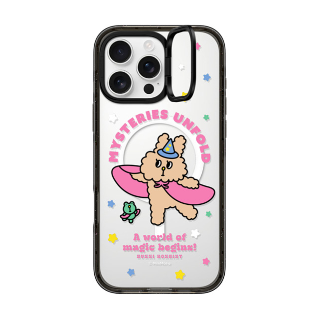 Bunni Konbiny x CASETiFY iPhone 16 Pro Max Case Bunny,Animal Black インパクトリングスタンドケース MagSafe対応 MAGICAL JENNY Back to School Bunni Konbiny x CASETiFY iPhone 16 Pro Max Case Bunny,Animal Black インパクトリングスタンドケース MagSafe対応 MAGICAL JENNY Back to School