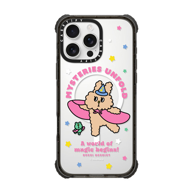 Bunni Konbiny x CASETiFY iPhone 16 Pro Max Case Bunny,Animal Black ウルトラ インパクトケース MagSafe 対応 MAGICAL JENNY Back to School Bunni Konbiny x CASETiFY iPhone 16 Pro Max Case Bunny,Animal Black ウルトラ インパクトケース MagSafe 対応 MAGICAL JENNY Back to School
