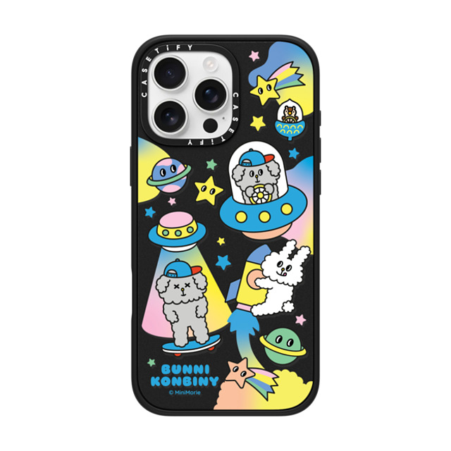 Bunni Konbiny x CASETiFY iPhone 16 Pro Max Case Bunny,Animal Matte Black Impact Case MagSafe Compatible INTERGALACTIC KANINA Back to School Bunni Konbiny x CASETiFY iPhone 16 Pro Max Case Bunny,Animal Matte Black Impact Case MagSafe Compatible INTERGALACTIC KANINA Back to School