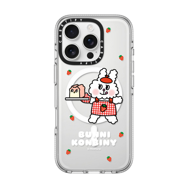 Bunni Konbiny x CASETiFY iPhone 16 Pro ケース クリア クリア ケース MagSafe対応 BAKING FUN