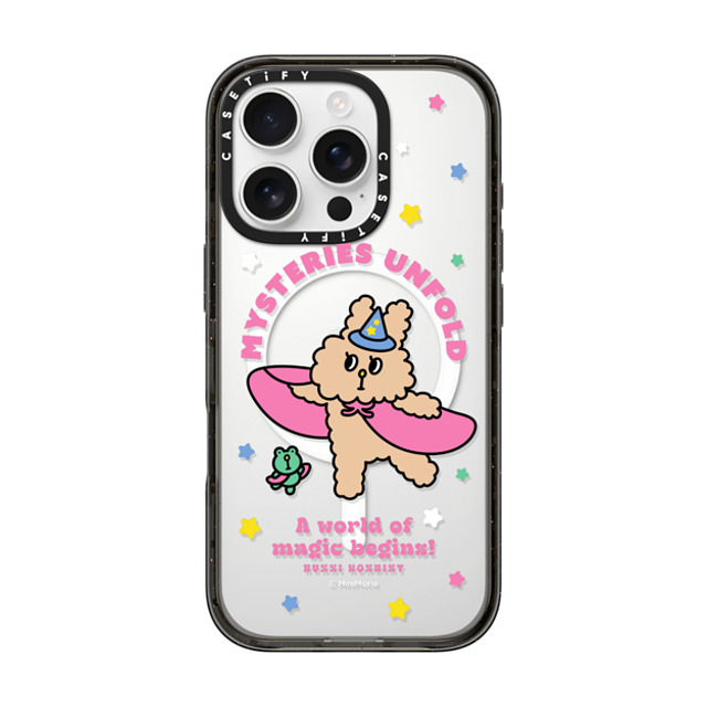 Bunni Konbiny x CASETiFY iPhone 16 Pro Case Bunny,Animal Black Impact Case MagSafe Compatible MAGICAL JENNY Back to School Bunni Konbiny x CASETiFY iPhone 16 Pro Case Bunny,Animal Black Impact Case MagSafe Compatible MAGICAL JENNY Back to School