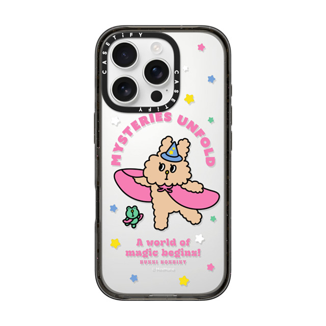 Bunni Konbiny x CASETiFY iPhone 16 Pro Case Bunny,Animal Black Impact Case MAGICAL JENNY Back to School Bunni Konbiny x CASETiFY iPhone 16 Pro Case Bunny,Animal Black Impact Case MAGICAL JENNY Back to School