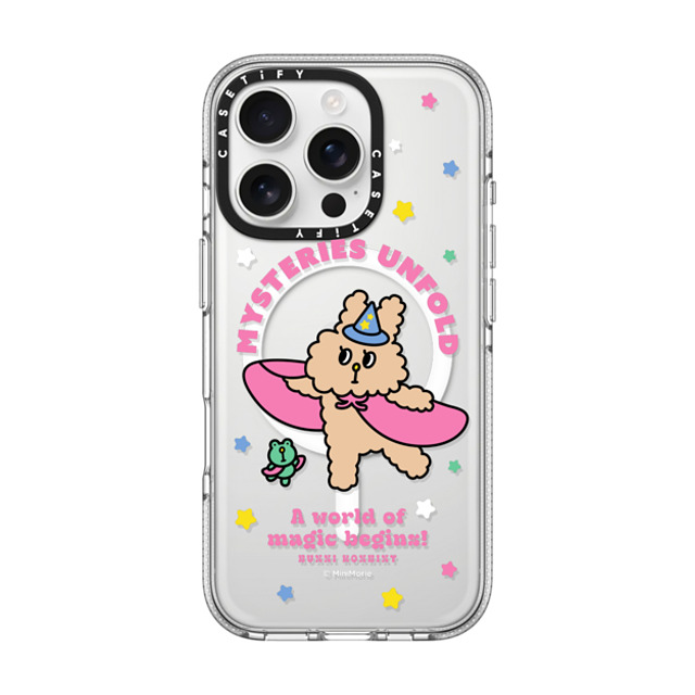Bunni Konbiny x CASETiFY iPhone 16 Pro Case Bunny,Animal クリア クリア ケース MagSafe対応 MAGICAL JENNY Back to School Bunni Konbiny x CASETiFY iPhone 16 Pro Case Bunny,Animal クリア クリア ケース MagSafe対応 MAGICAL JENNY Back to School