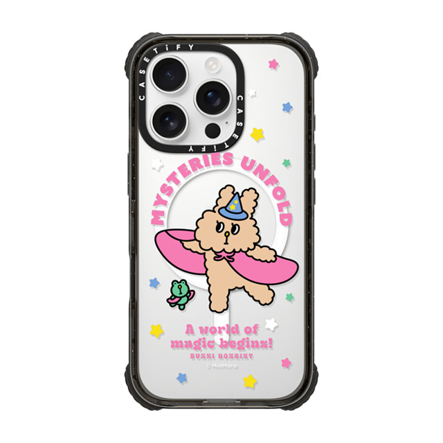 Bunni Konbiny x CASETiFY iPhone 16 Pro Case Bunny,Animal Black ウルトラ インパクトケース MagSafe 対応 MAGICAL JENNY Back to School Bunni Konbiny x CASETiFY iPhone 16 Pro Case Bunny,Animal Black ウルトラ インパクトケース MagSafe 対応 MAGICAL JENNY Back to School