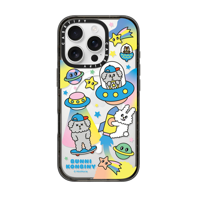 Bunni Konbiny x CASETiFY iPhone 16 Pro Case Bunny,Animal Black Impact Case MagSafe Compatible INTERGALACTIC KANINA Back to School Bunni Konbiny x CASETiFY iPhone 16 Pro Case Bunny,Animal Black Impact Case MagSafe Compatible INTERGALACTIC KANINA Back to School