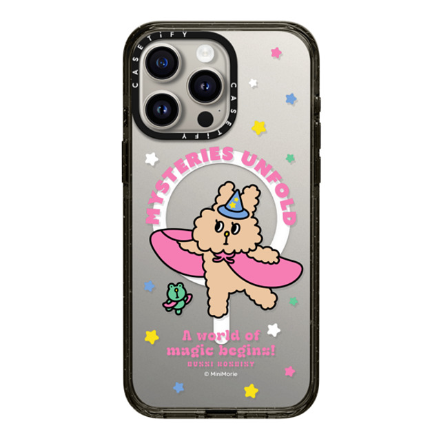 Bunni Konbiny x CASETiFY iPhone 15 Pro Max Case Bunny,Animal Black Impact Case MagSafe Compatible MAGICAL JENNY Back to School Bunni Konbiny x CASETiFY iPhone 15 Pro Max Case Bunny,Animal Black Impact Case MagSafe Compatible MAGICAL JENNY Back to School
