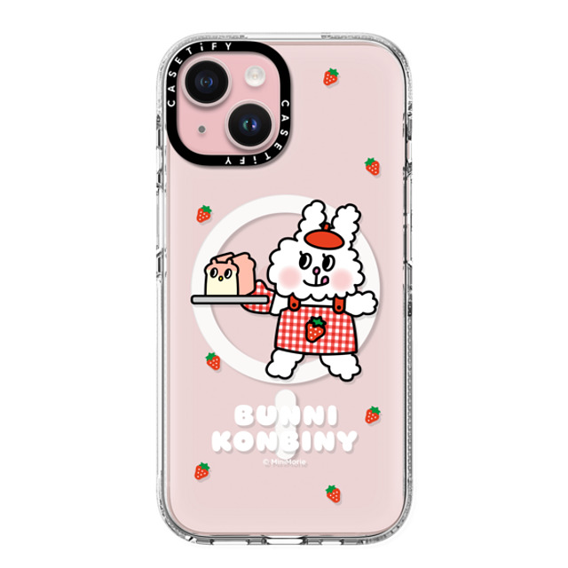 Bunni Konbiny x CASETiFY iPhone 15 ケース クリア クリア ケース MagSafe対応 BAKING FUN