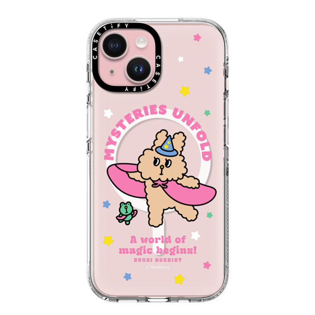 Bunni Konbiny x CASETiFY iPhone 15 Case Bunny,Animal クリア クリア ケース MagSafe対応 MAGICAL JENNY Back to School Bunni Konbiny x CASETiFY iPhone 15 Case Bunny,Animal クリア クリア ケース MagSafe対応 MAGICAL JENNY Back to School