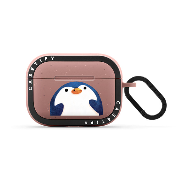 The Little Red House x CASETiFY AirPods Pro 2 Animal,Cartoon Matte Dusty Rose バウンス ケース Penguin Father's Day The Little Red House x CASETiFY AirPods Pro 2 Animal,Cartoon Matte Dusty Rose バウンス ケース Penguin Father's Day