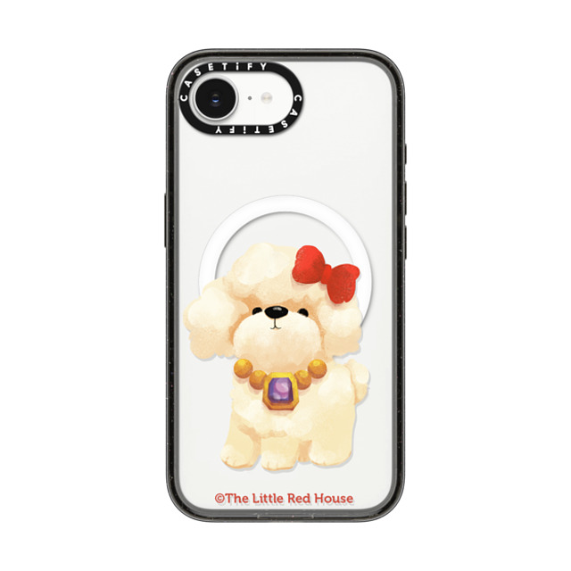 The Little Red House x CASETiFY iPhone 16e Case Cat,Animal Black Impact Case MagSafe Compatible Lovely Poodle Back to School The Little Red House x CASETiFY iPhone 16e Case Cat,Animal Black Impact Case MagSafe Compatible Lovely Poodle Back to School